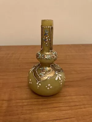 Buy Vintage Small Bohemian Glass Vase • 2.20£
