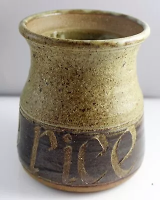 Buy Studio Pottery  Ground Rice Pot Vase  - Brian & Julia Newman Aller Pottery ? • 14.95£