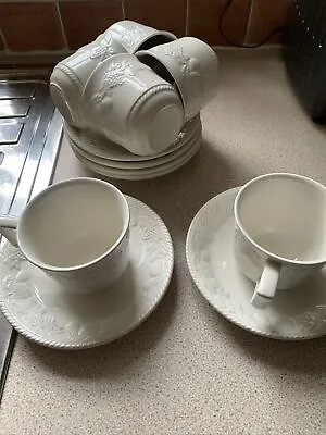 Buy British Home Stores. BHS. Lincoln Cups And Saucers 6 Cups & Saucers VGC Vintage • 20£