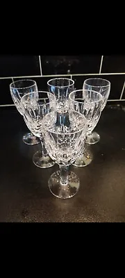 Buy Set Of Six Waterford,Lead Crystal, Lismore, Sherry /Wine  Glasses. • 65£