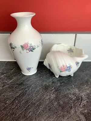 Buy Poole Fine Bone China Cymbeline Vase & Shell Trinket Bundle • 9.99£