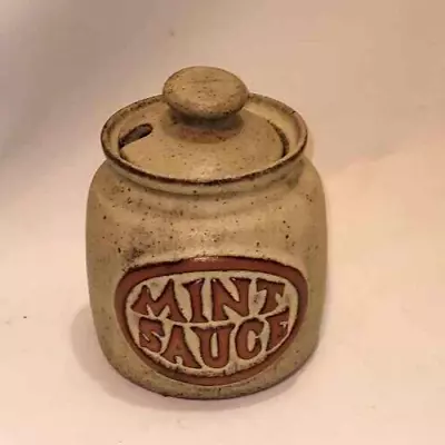 Buy Vintage Tremar Cornish Pottery Mint Sauce Jar Farmhouse Kitsch England • 11.95£