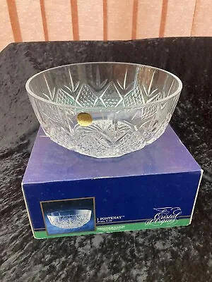 Buy New Fruit Salad Bowl Fontenay Cristal D' Arques Made In France Crystal 24cm • 7.99£