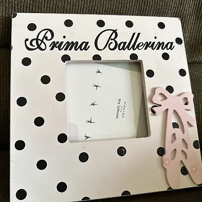 Buy “Prima Ballerina” 4”x4” Concepts Kids Picture Frame In Pink • 13.20£
