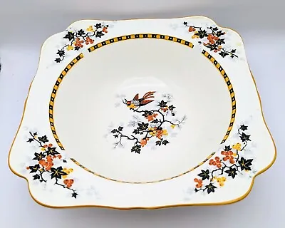 Buy Vintage Crown Ducal Ware Square Serving Dish Bowl Oriental Bird Tree Berry  • 12.99£