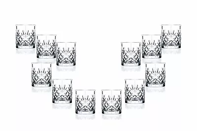 Buy Melodia DOF Stemless Glasses 10.5 Oz, Crystal Cut Party Glassware Set Of (12) • 115.06£