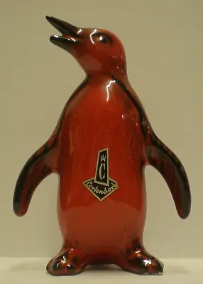 Buy Vintage Cortendorf 2487 Flambé Penguin Figure (GR1) • 43£