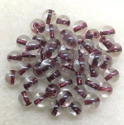 Buy Colour Lined Glass Round Beads | 8mm | Pks 50 • 3.49£