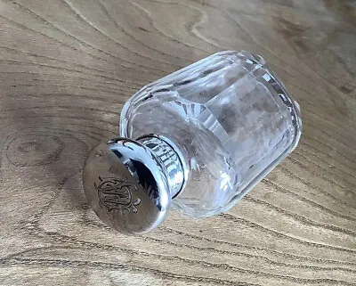 Buy Antique Silver Top And Cut Glass Perfume Bottle Birmingham • 25£