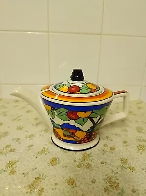 Buy Sadler Ceramic Teapot Gypsy Caravan & Fruit Clarice Cliff Style Art Deco • 18£