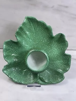 Buy Vtg Italian Handmade Pottery Grape Leaf Holiday Table Centerpiece Home Decor • 16.28£