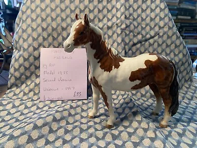 Buy Beswick Horse Pinto Pony Piebald 1373 Second Version 1989 Mint • 85£