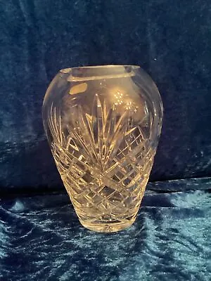 Buy Vintage Doulton International Crystal Cut Glass Vase - 17 Cm • 29.95£