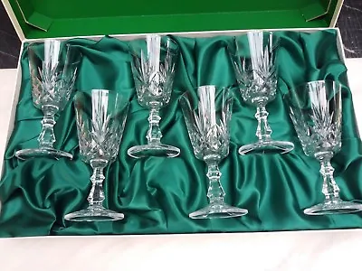 Buy Edinburgh Crystal - The Continental Collection 6 Lead Crystal Wine Glasses • 89.95£