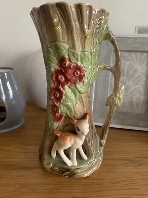 Buy Vintage Withernsea Eastgate Pottery Fauna Flower Vase • 20£