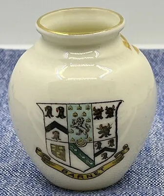 Buy Vintage Crested China-Goss-Model Norwich Urn-BARNET-Collectible Ornament • 8£