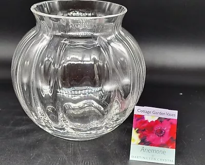 Buy Dartington Optic Anenome Vase Height 13cms, New With Original Box. • 10£