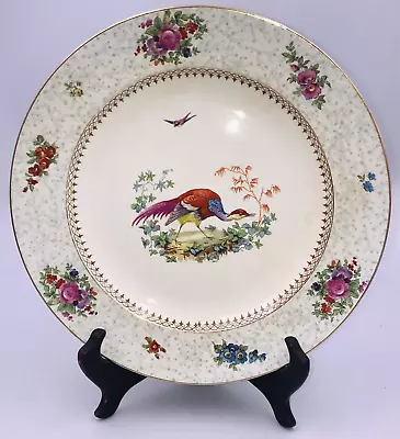 Buy Antique 1918 Tiffany & Co NY Booths Bowing Pheasant Bird Dinner Plate 10  Dia • 43.21£
