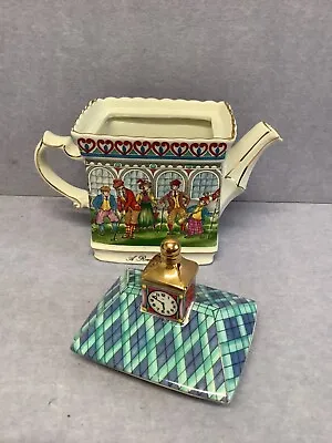 Buy Sadler Teapot “A Round Of Golf “ Pavilion Championships Original Box T596 • 20£