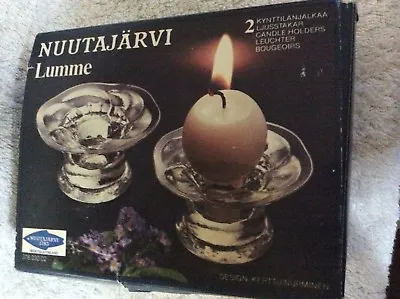 Buy Nuutajarvi LUMME Candle Holder - Finnish Design Kerttu Nurminen Scandinavian • 19.90£