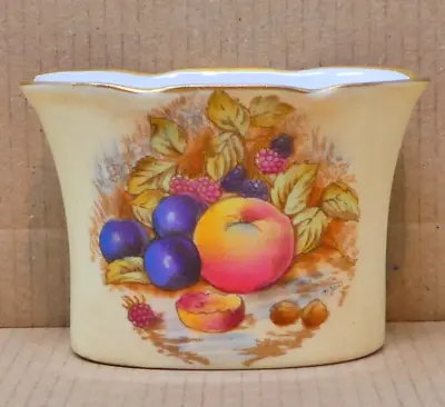 Buy Aynsley Orchard Gold Toothpick Holder Hand Painted Antique • 9£