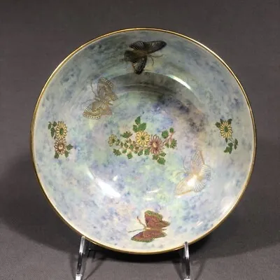 Buy Early 20th Century Staffordshire Wilton Ware Butterfly Luster Bowl • 71.04£