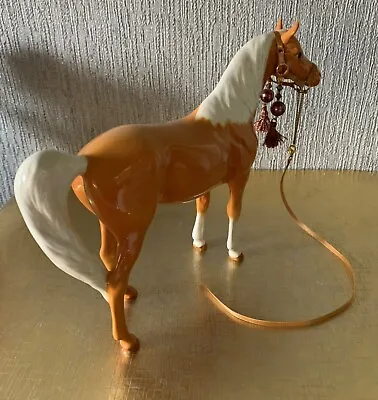 Buy BESWICK HORSE PONY ARAB XAYAL PALOMINO GLOSS MODEL No. 1265 PERFECT WITH HALTER • 69£
