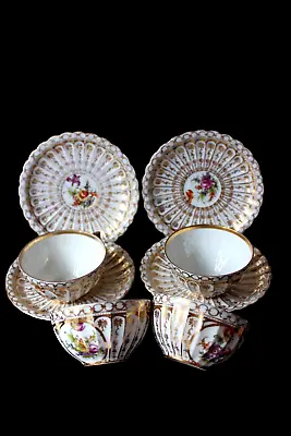 Buy Antique Dresden Richard Klemm Style Porcelain Cup And Saucer Set 1870-1916 • 451.20£