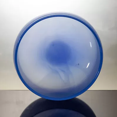 Buy John Ditchfield Signed Glasform Pale Blue Studio Glass Bowl 1967, 17cm Diameter • 38£