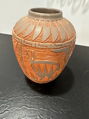 Buy Vtg Laguana New Mexico 7 1/2   Art Pottery Vase Made And Signed By P.K.L. • 28.44£