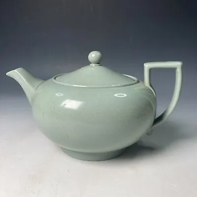 Buy Vintage Wedgwood Celadon Green Utility Ware 146 Shape Teapot • 14.95£