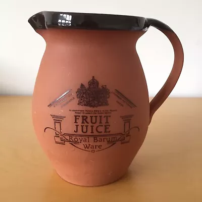 Buy Vintage Royal Barum Ware Fruit Juice Terracotta 6  Jug  • 12£