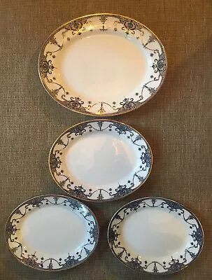 Buy Antique Devon Ware S F & Co Stoke On Trent No 54/963 Ritz Platters Made England • 122£