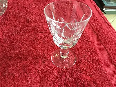 Buy Royal Brierley Oxford Style Claret Glass  Ball Stem C 1985 • 8£