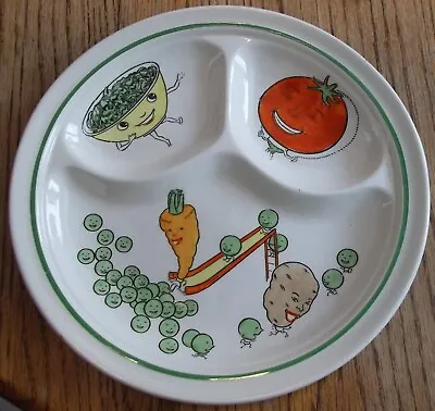 Buy Vntg The Healthy Vegetable Family Divided Plate Booths Silicon China England • 4.74£