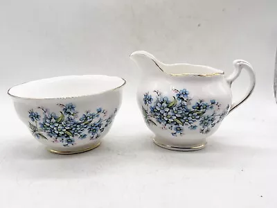 Buy Vintage Royal Vale Bone China Ridgway Potteries Milk Jug Creamer And Sugar Bowl • 22.99£