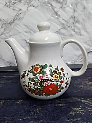 Buy White Floral Ceramic Teapot • 5.99£