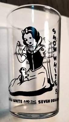 Buy Vintage 1960's Disney's  Snow White   8 Oz. Clear Juice Glass 3.5  Tall- VGC • 28.68£