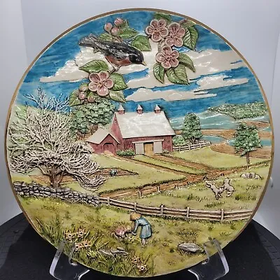 Buy Byron Molds 3D Ceramic Wall Hanging Plate 1980 Farmhouse Spring 10  • 20.83£