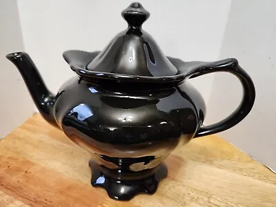 Buy Rosanna Black Glazed Stoneware 32oz. Teapot Made In China Nice Never Used • 42.25£