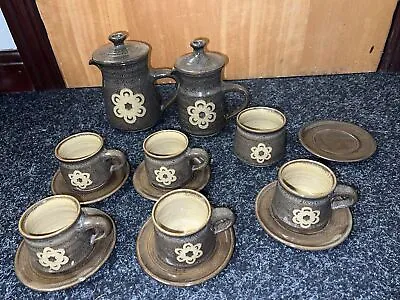 Buy Vintage Pottery Tea Coffee Set - Minton 19th Century Floral Teapot Plates Bowl • 99.99£