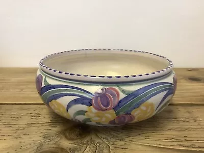 Buy Poole Pottery Bowl - Elaborate ZY Pattern - Truda Carter C.1930 • 57£
