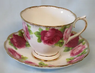 Buy Royal Albert Cup And Saucer Old English Rose • 16.14£