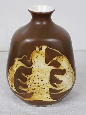 Buy Vintage Aviemore Scottish Studio Pottery Bottle Vase Modernist Design 4.5  • 15£