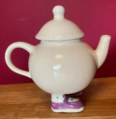 Buy Carlton Ware Miniature Tea Pot, Walking Ware Lustre Design 1973 • 44.99£