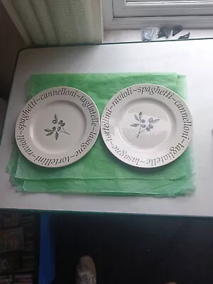Buy Creative Tableware Italian Dinner Plates X 2. Diameter 27cm. • 20£