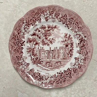 Buy J & G Meakin IRONSTONE ROMANTIC ENGLAND RED 7  SALAD PLATE • 6.63£