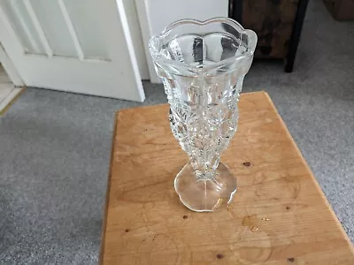 Buy Cut Glass 8 Inch Vase • 6£