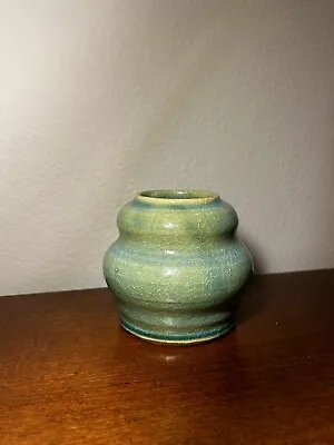Buy Handmade Ceramic Bubble Vase - Copper Green • 81.09£