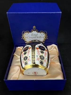 Buy Royal Crown Derby 'Ginger Jar & Cover' Boxed SGB Old Imari 1128 1st Quality (LI) • 289.95£